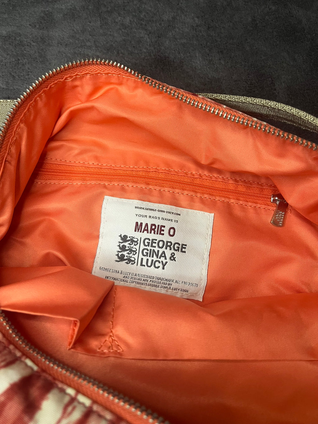 George, Gina & Lucy GGL Tasche Tie Dye Farbverlauf Koralle Marie O