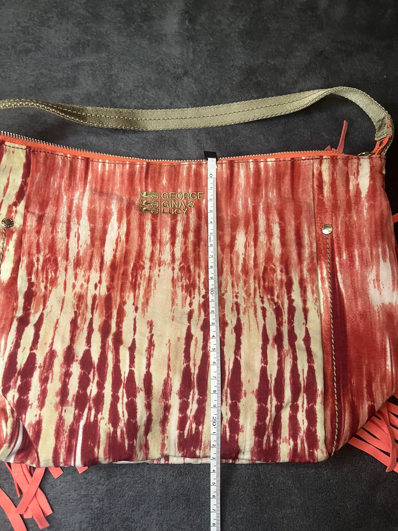 George, Gina & Lucy GGL Tasche Tie Dye Farbverlauf Koralle Marie O