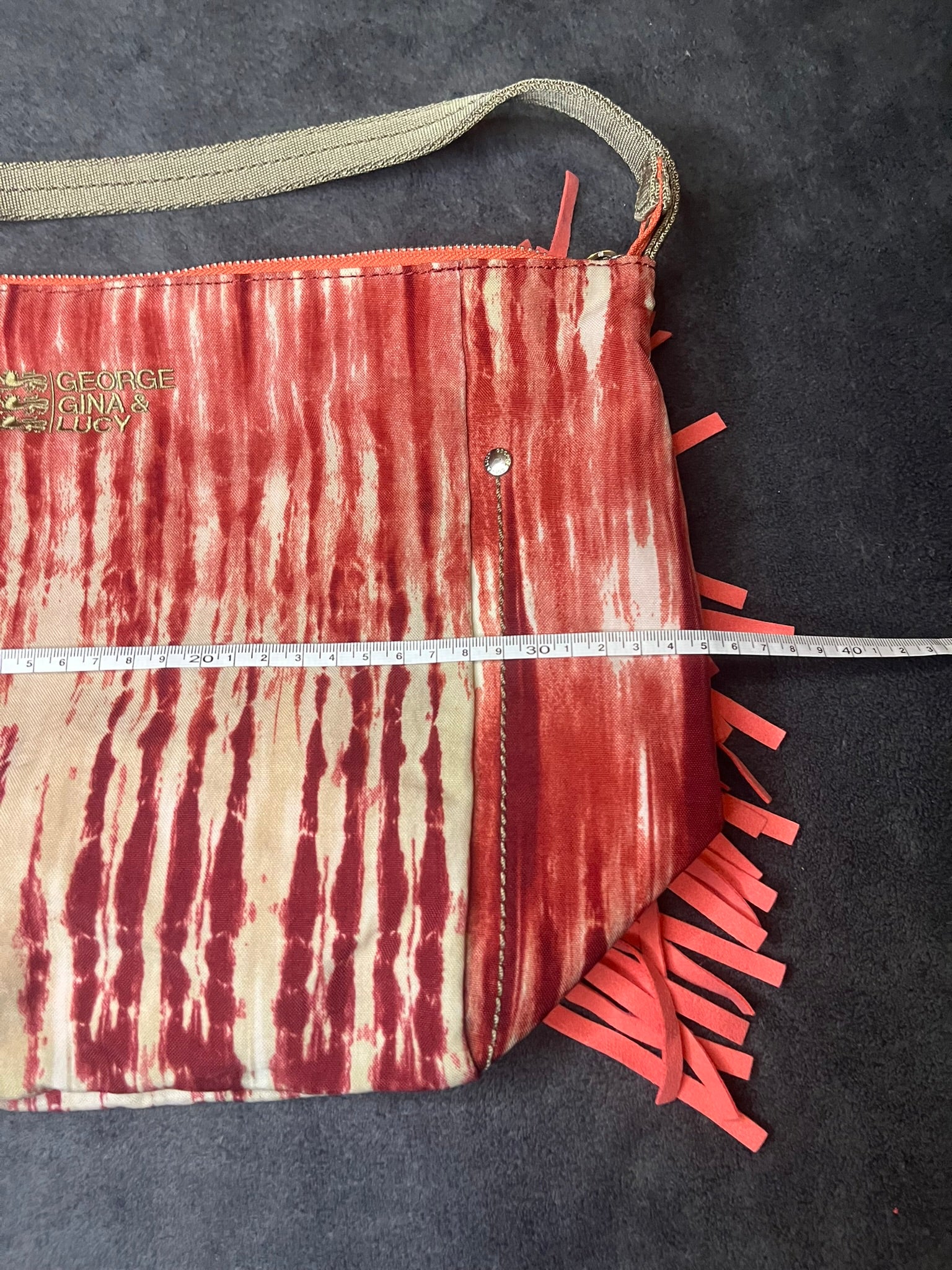 George, Gina & Lucy GGL Tasche Tie Dye Farbverlauf Koralle Marie O