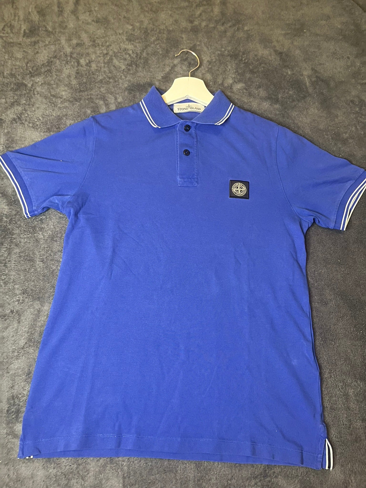 Stone Island Poloshirt blau