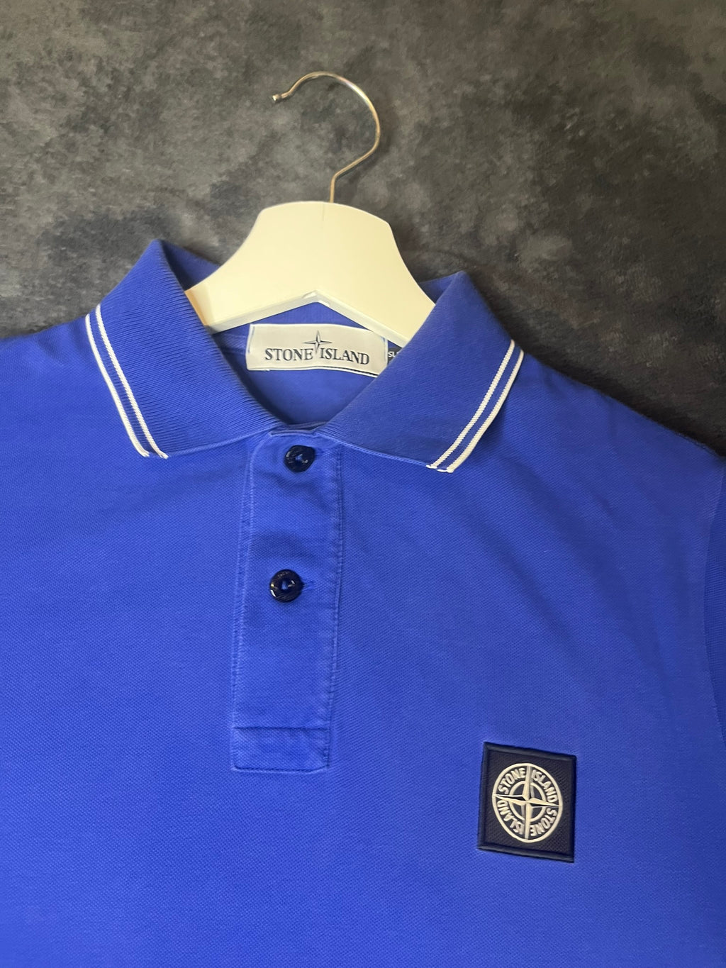 Stone Island Poloshirt blau