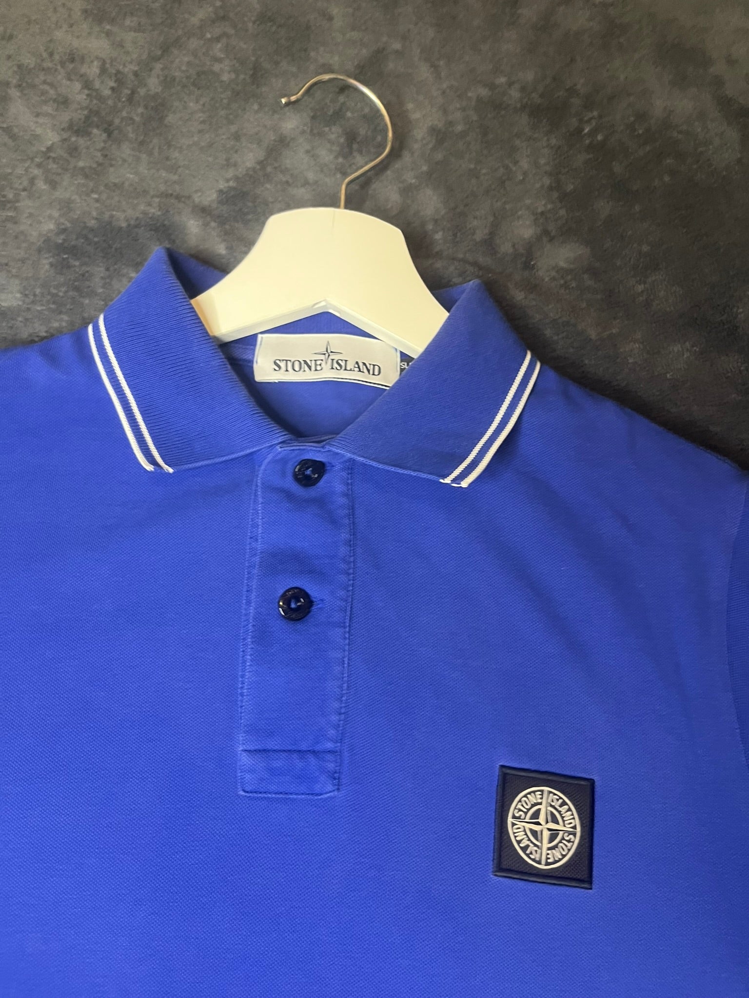 Stone Island Poloshirt blau