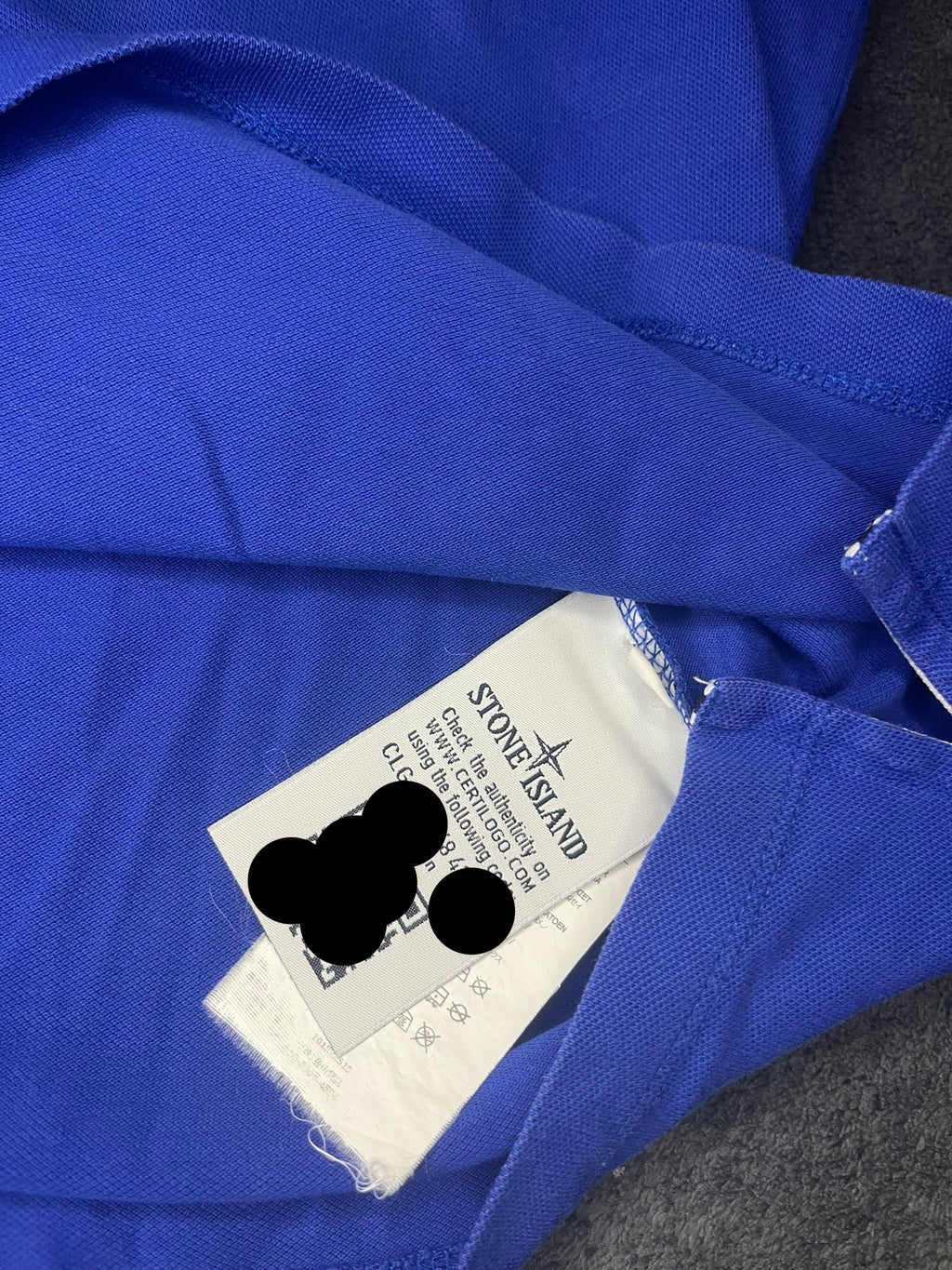 Stone Island Poloshirt blau