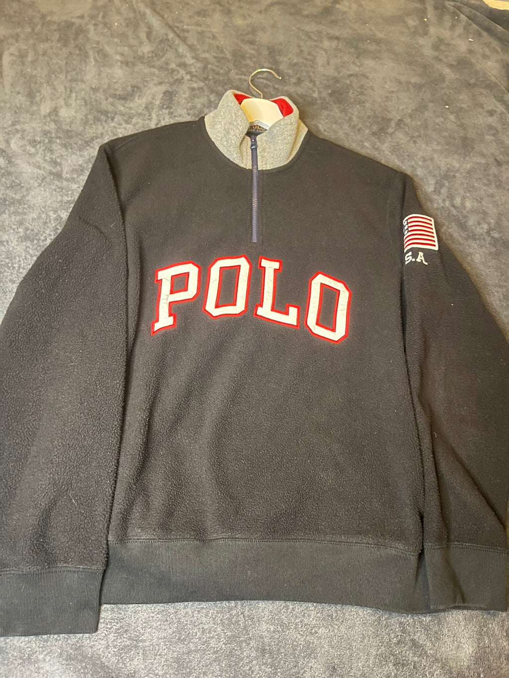 Tommy Hilfiger USA Teddy Fleece Half-Zip