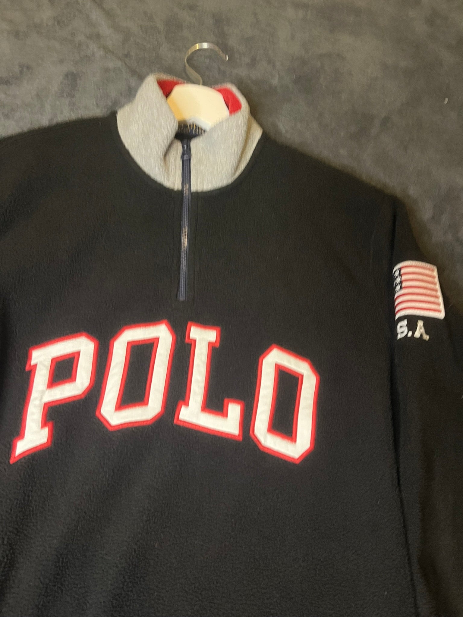 Tommy Hilfiger USA Teddy Fleece Half-Zip
