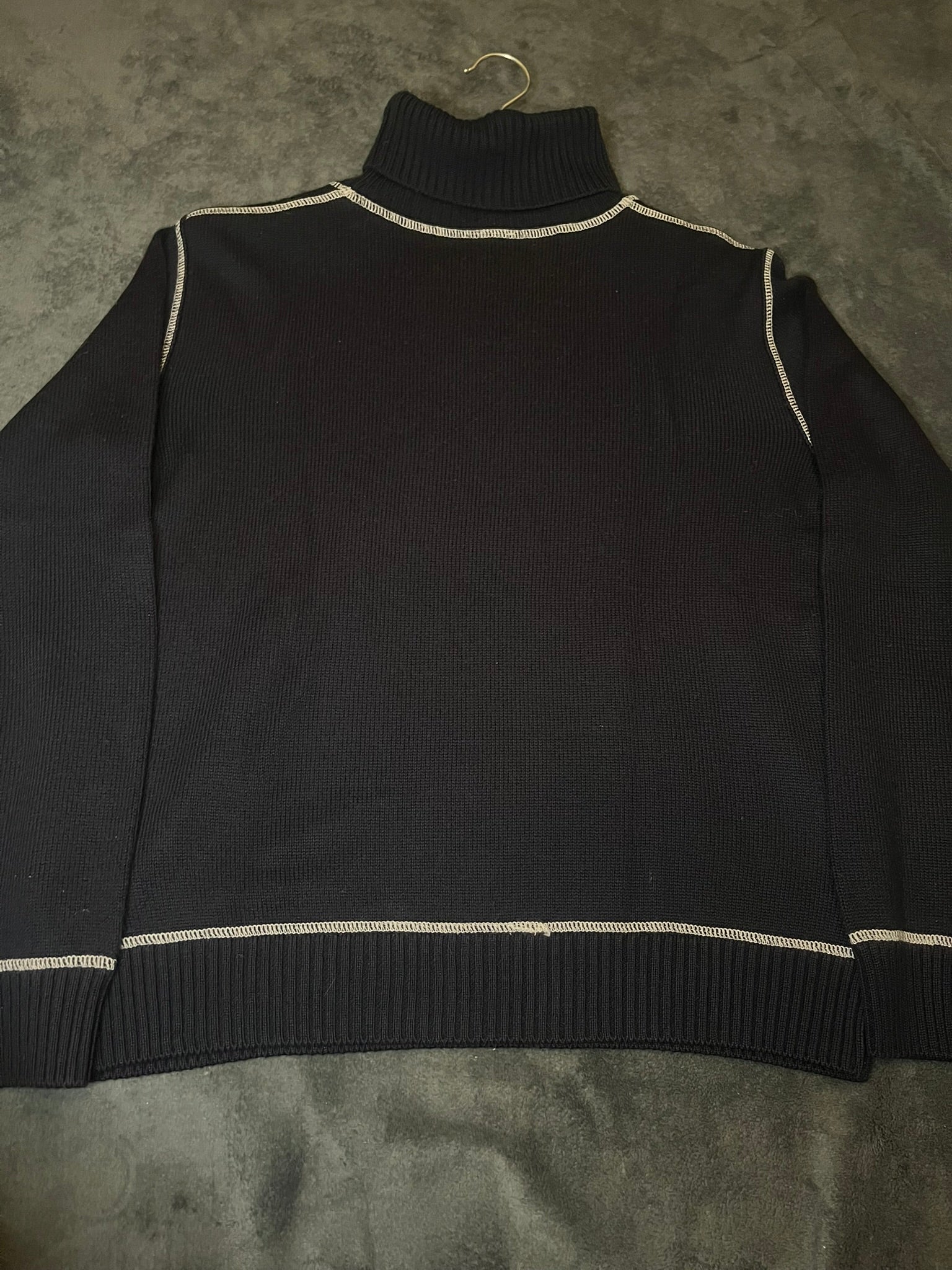 Dolce & Gabbana D&G Strickpullover Turtleneck dunkelblau