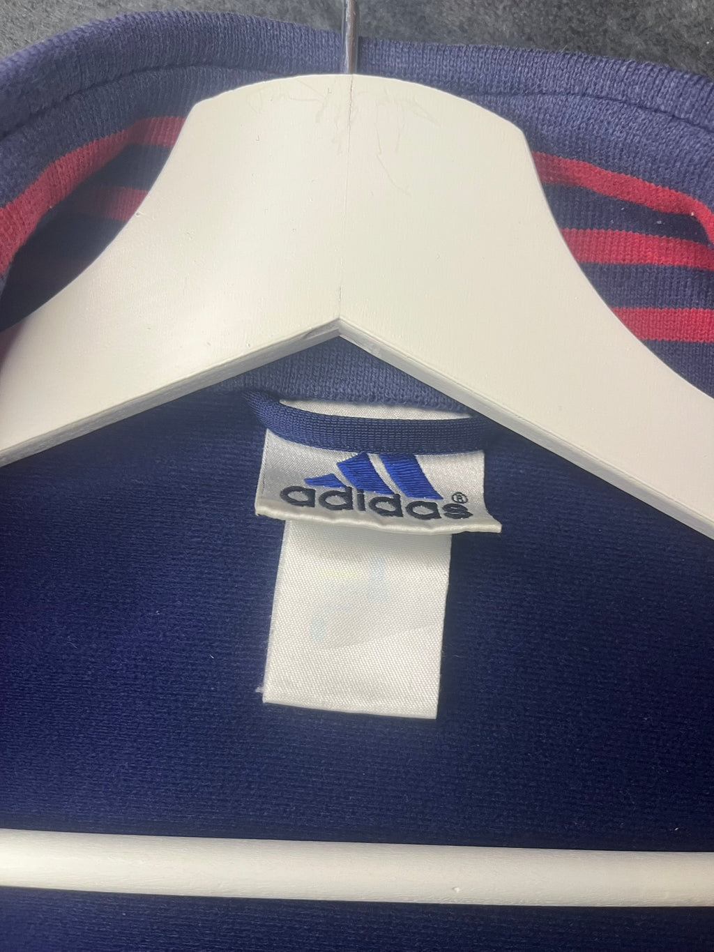 Adidas Vintage Trainingsjacke Blau/Rot detachable Arme