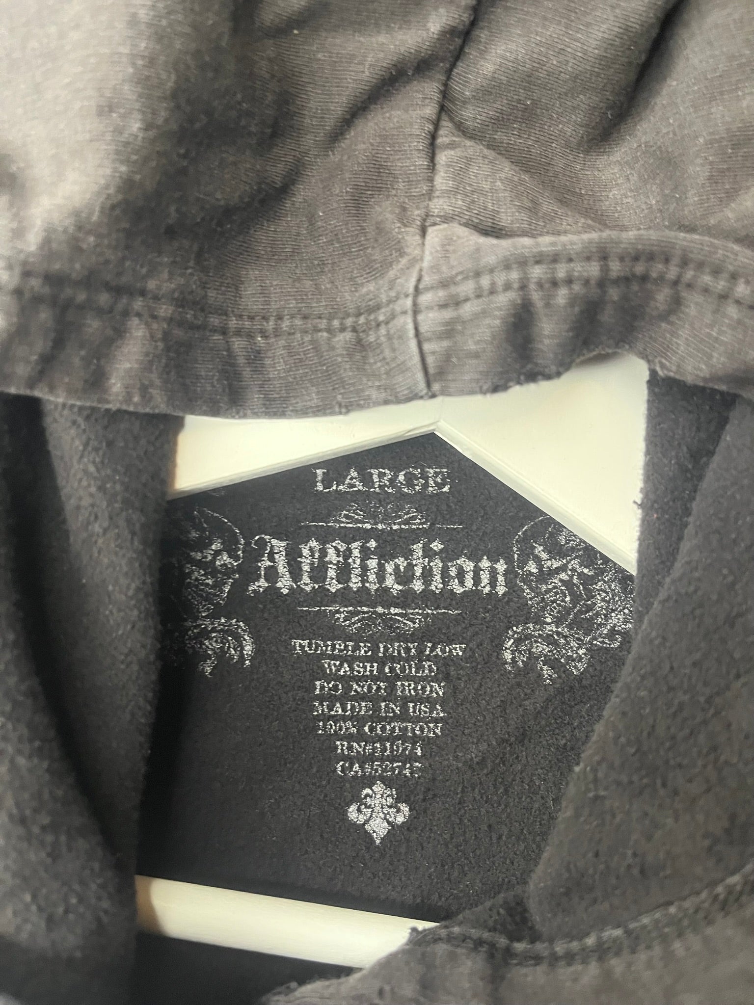 Affliction Skull Hoodie