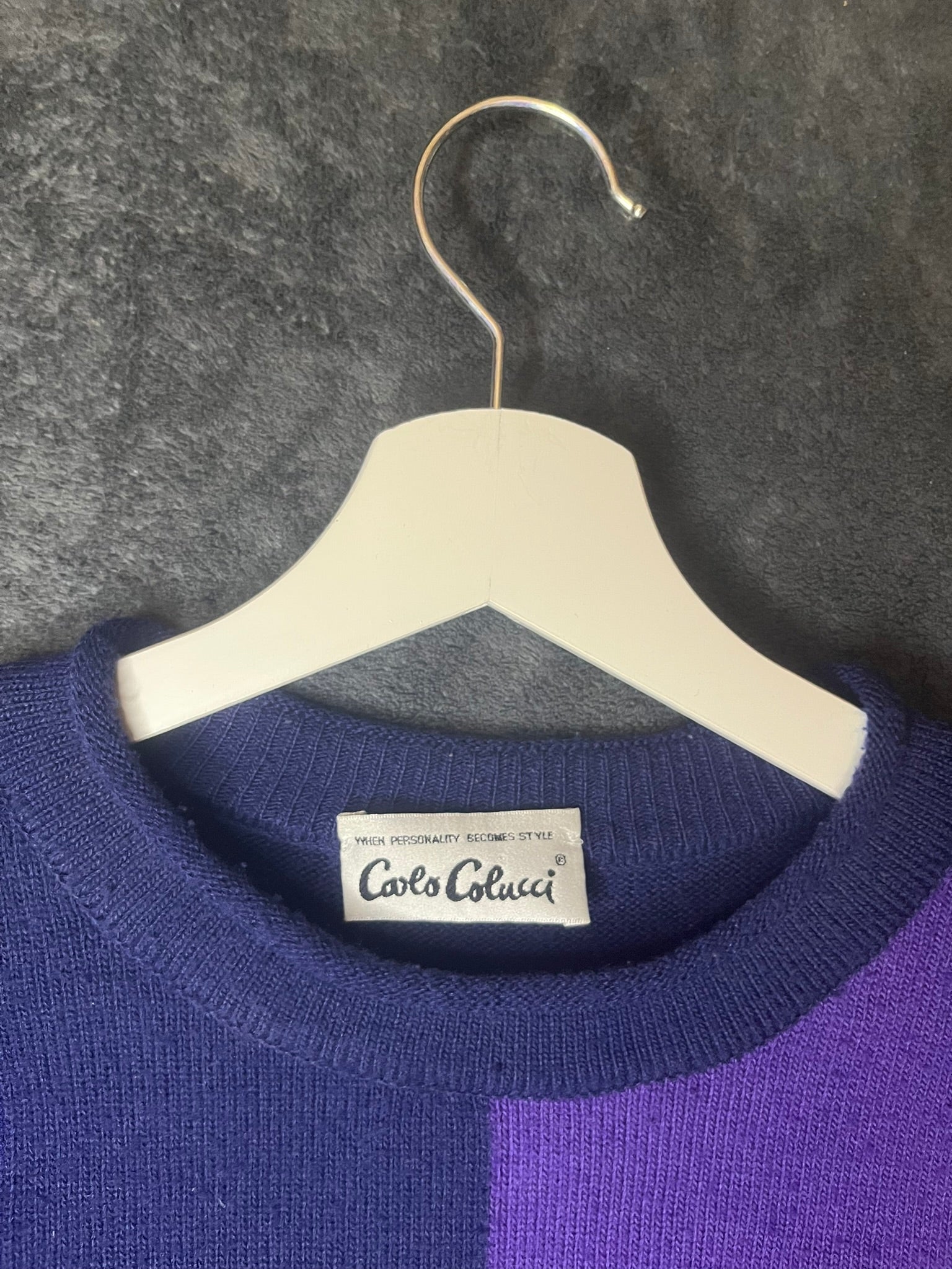 Carlo Colucci multicolor Colour-Block Pullover
