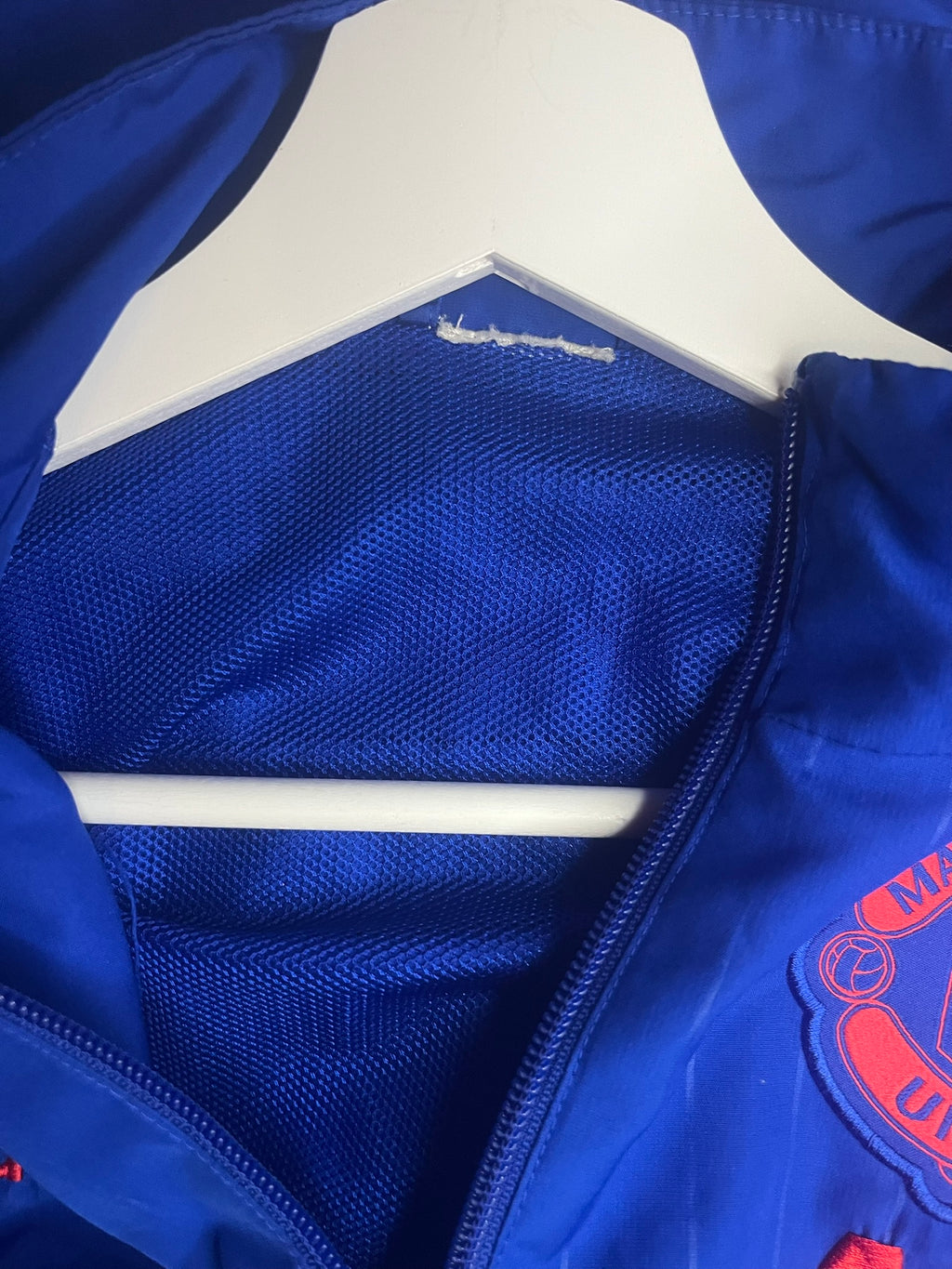 Adidas Manchester United 2015/16 Vintage Tracksuit Jacket blau