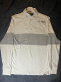 Polo Ralph Lauren Rugbyshirt Poloshirt Grau padded shoulders