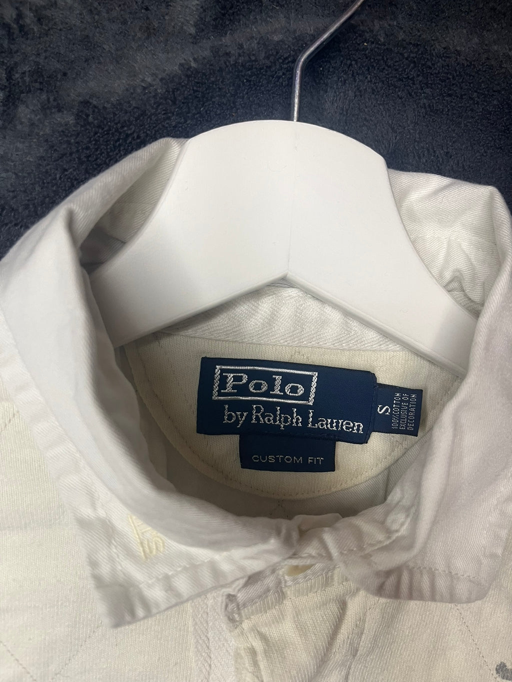 Polo Ralph Lauren Rugbyshirt Poloshirt Grau padded shoulders