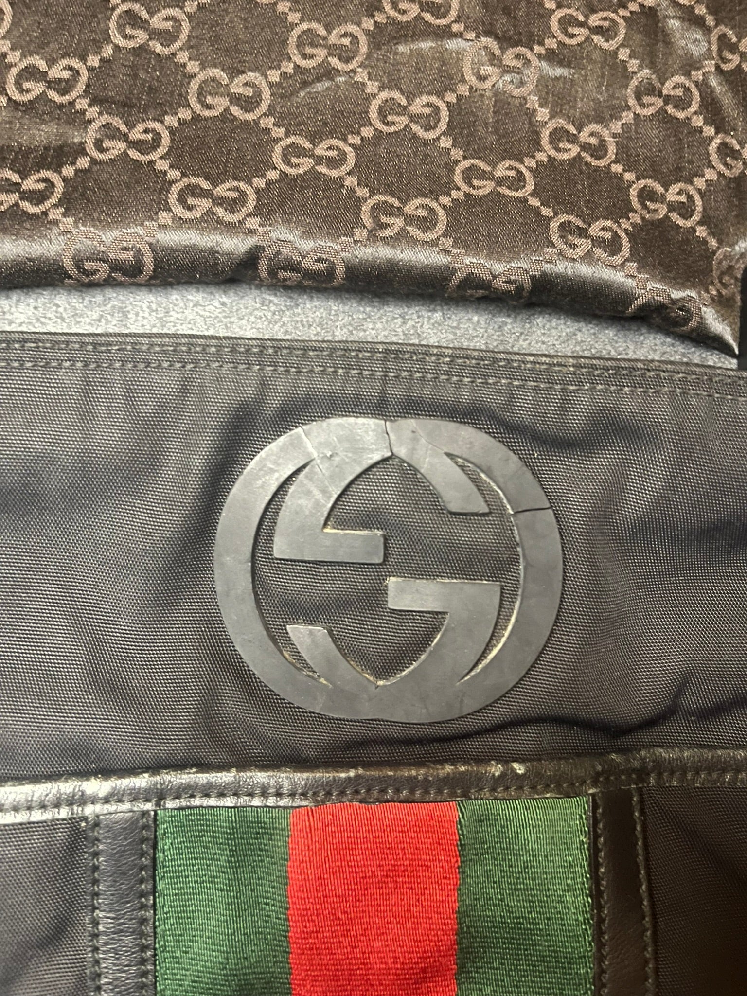 Gucci Sherri Crossbody Nylon Bag Umhängetasche