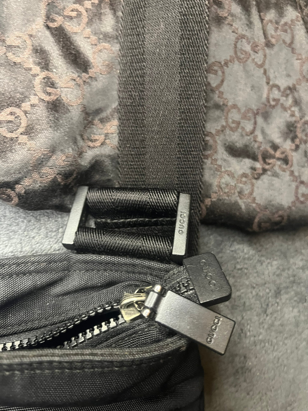 Gucci Sherri Crossbody Nylon Bag Umhängetasche