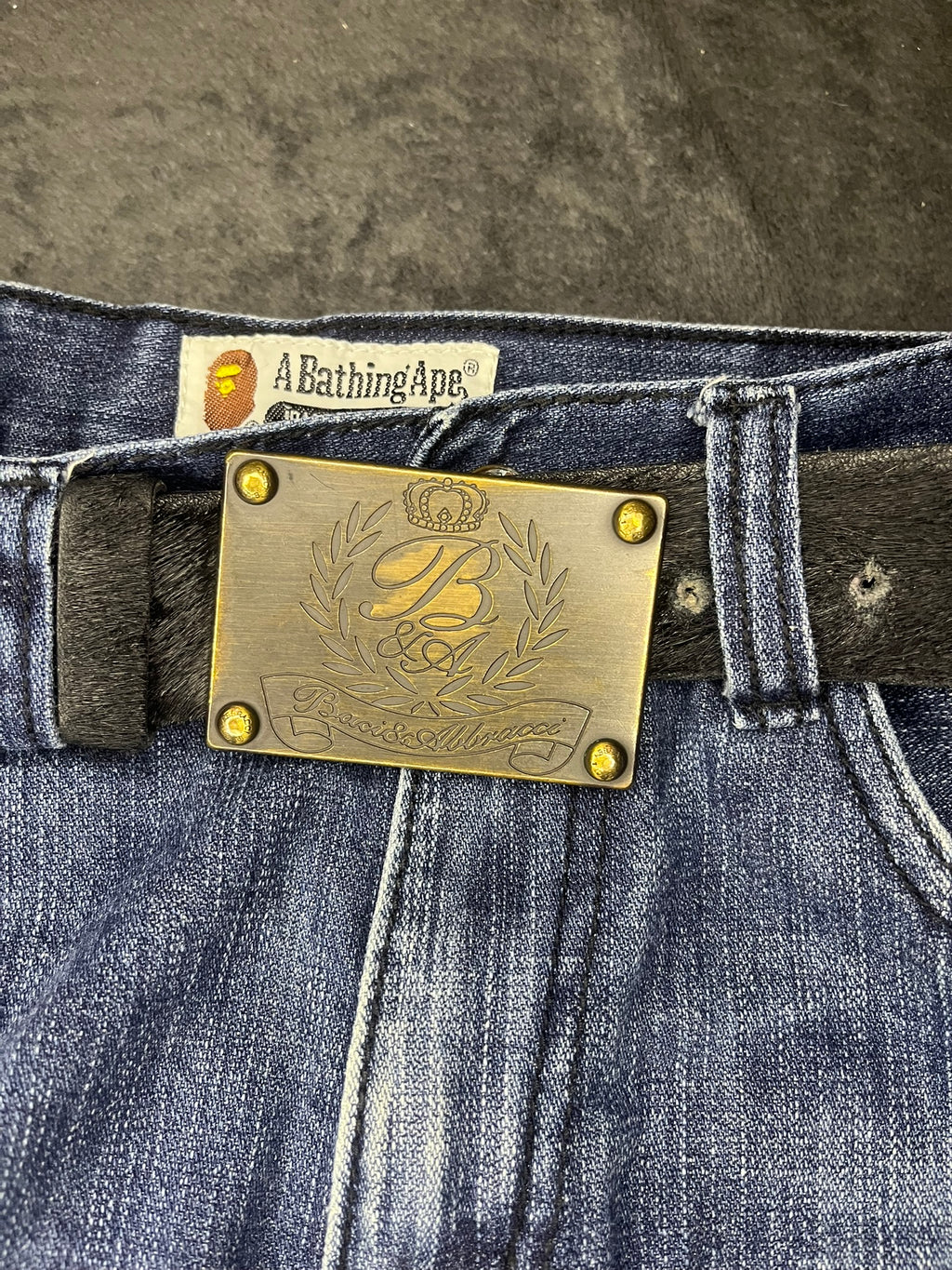 y2k-baci-abracci-pony-hair-big-buckle-belt