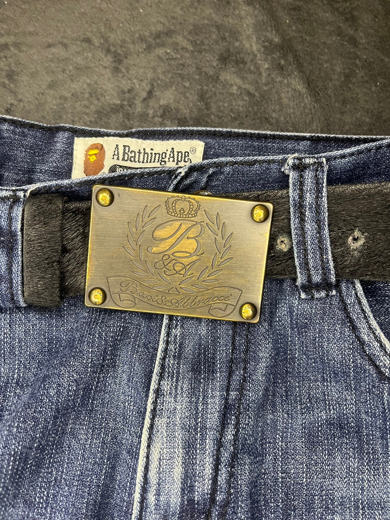 y2k-baci-abracci-pony-hair-big-buckle-belt