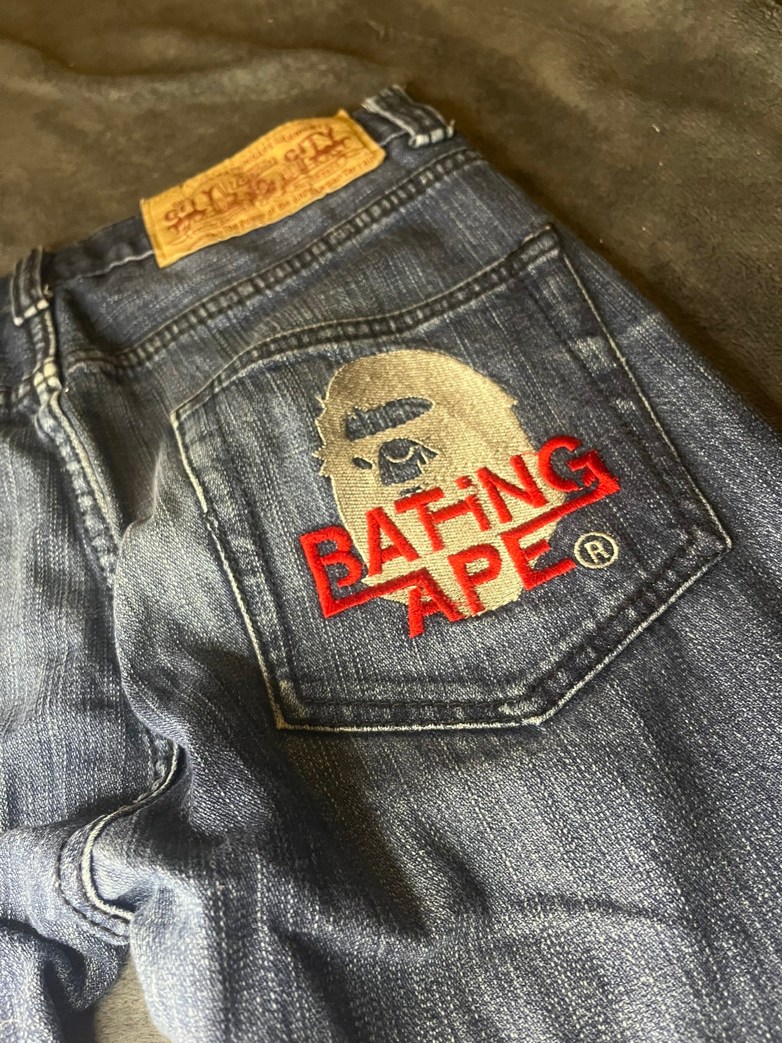 a-bathing-ape-bape-ape-head-sraight-leg-jeans